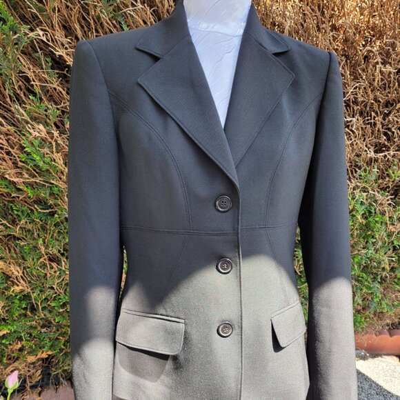 Anne Klein black blazer size 6 - Picture 1 of 8